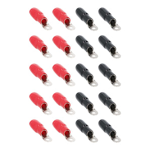 T-SPEC V8-RTN2-20 1/0 AWG 5/16IN Ring Terminal 20pk in red and black color