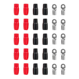 T-SPEC V8-RTN2-20 1/0 AWG 5/16IN Ring Terminal 20pk in red and black color