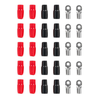 T-SPEC V8-RTN2-20 1/0 AWG 5/16IN Ring Terminal 20pk in red and black color