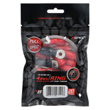 T-SPEC V8-RTN8-20 4 AWG ring terminal pack, 20 count, nickel plated for high performance and reliability.