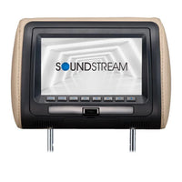 Thumbnail for Soundstream VHD-70CC Universal Replacement Headrest Pre-Loaded w/ DVD Player, & 7” LCD Screen