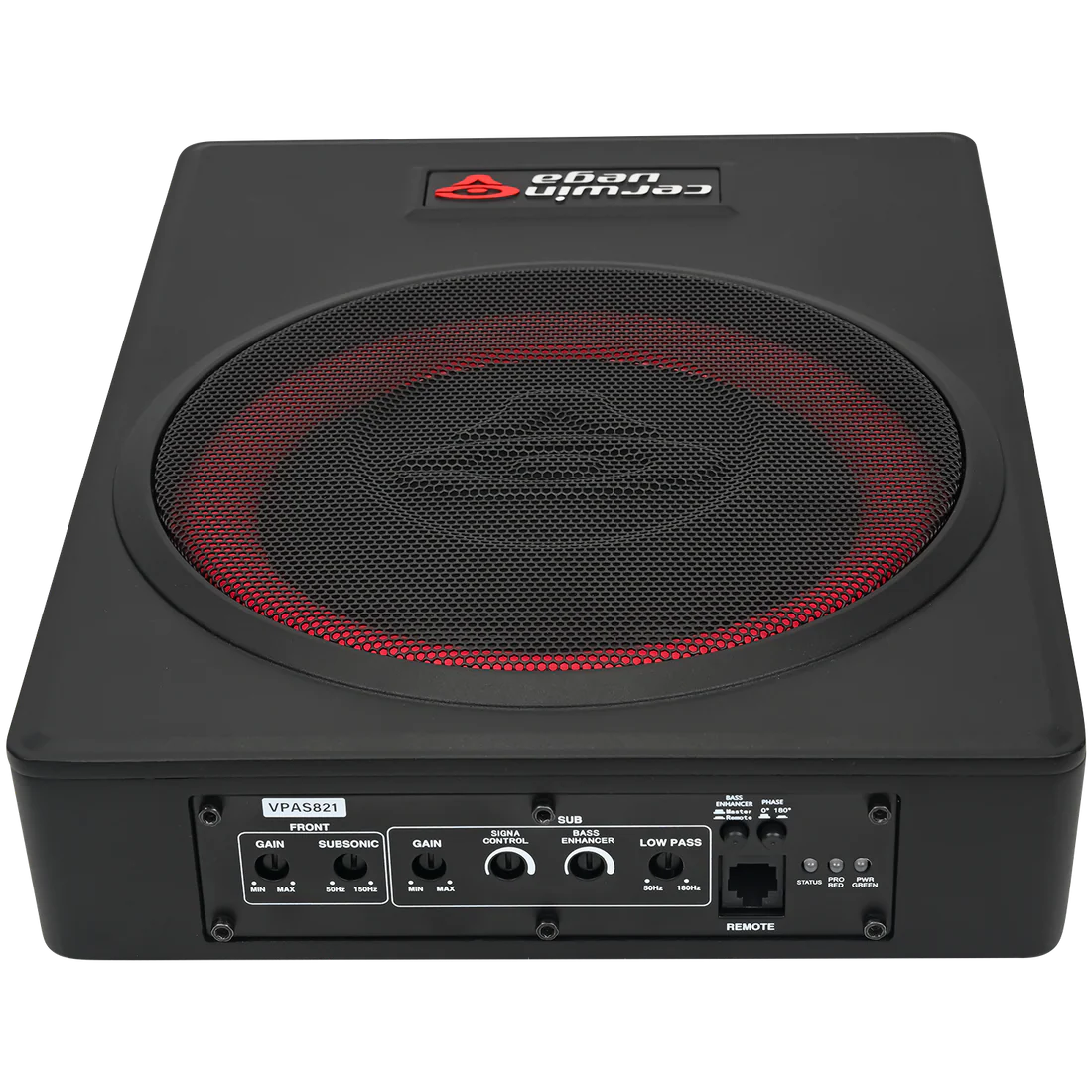Cerwin-Vega VPAS821 870W 8" Underseat Enclosure with 2-Channel Output