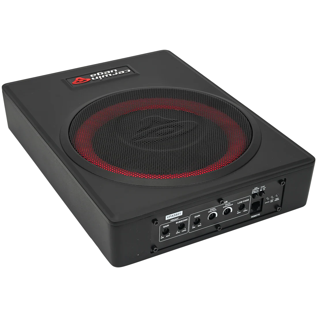 Cerwin-Vega VPAS821 870W 8" Underseat Enclosure with 2-Channel Output