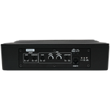 Cerwin-Vega VPAS821 870W 8" underseat enclosure with 2-channel output and sleek black design.