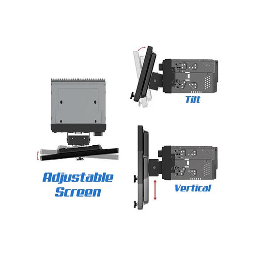 Soundstream VRCPAA-106F 10″ DVD Multimedia Headunit w/ Apple CarPlay & Android Auto