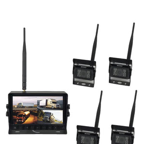 Boyo VTC703AHD-Q4 Wireless Vehicle AHD Backup Camera System with 7” Monitor and Backup Camera for Car, Truck, SUV and Van