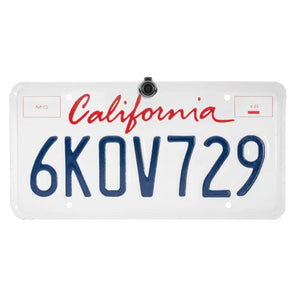 Boyo VTL16 Concealed License Plate Backup Camera with Parking Lines (Black)