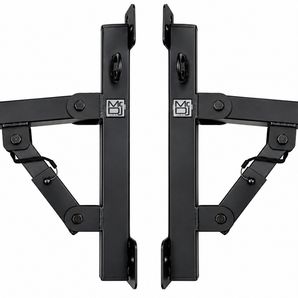 2 MR DJ WM970 PA Speakers Adjustable Wall Mount Brackets 35mm Pole Holder