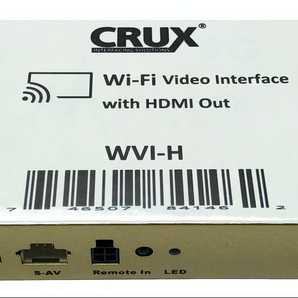 Crux WVICH-03 Wi-Fi Audio/ Video Interface Fit Select Compatible Dodge & Jeep Vehicles 2013-Up