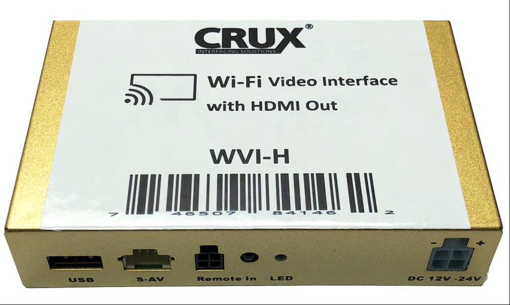 Crux WVICH-03 Wi-Fi Audio/ Video Interface for Select Compatible Dodge & Jeep Vehicles 2013-Up