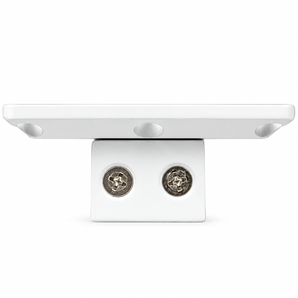 Diamond Audio MSFMCWHT 0.75"-1.5" Aluminum Flat Mounting Clamp White