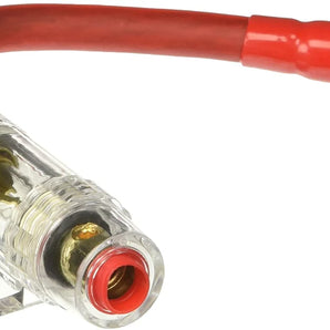 XP Audio XAGUFHPK4R 4-8 Gauge Red Power Cable AGU Inline Fuse Holder 60 Amp Fuse