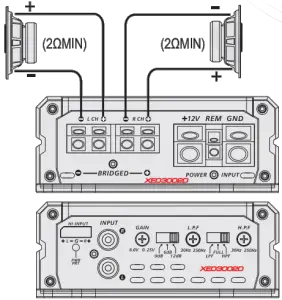 Cerwin-Vega XED6001D  600W RMS Class D Monoblock Car Amplifier Bass Remote