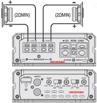 Thumbnail for Cerwin-Vega XED6001D  600W RMS Class D Monoblock Car Amplifier Bass Remote