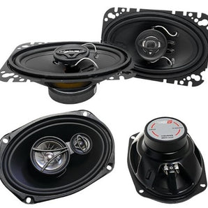 Cerwin Vega XED46 4x6" Coaxial & XED693 6x9" Speakers Fit 1998-2005 Pontiac Sunfire