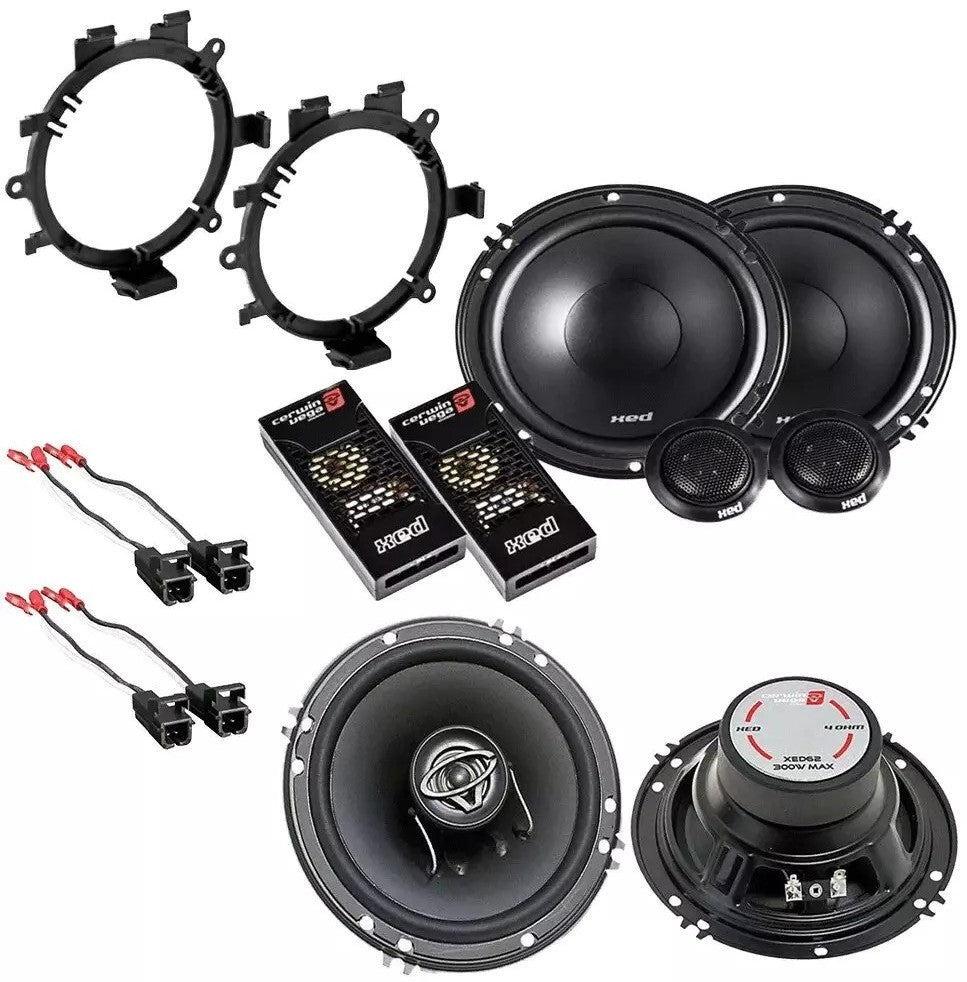 Cerwin Vega 6.5" Component & Coaxial Speakers Fit 1999-2006 GM 4 Door Only