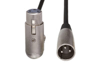 Thumbnail for Hosa XFF-101.5 Balanced Interconnect Cable with Right-angled XLR Female End 1.5 foot