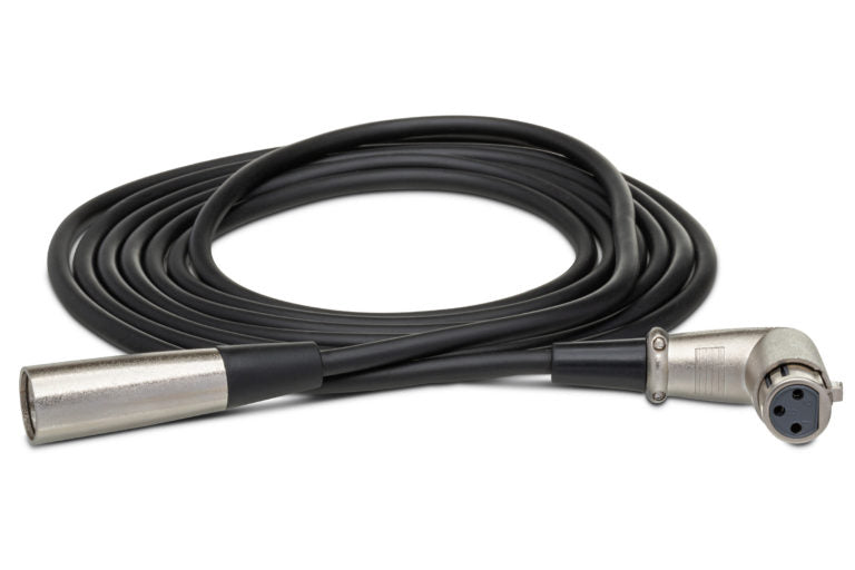 Hosa XFF-101.5 Balanced Interconnect Cable with Right-angled XLR Female End 1.5 foot