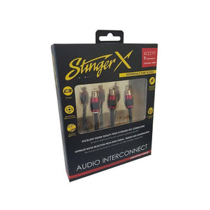 Stinger XI22YF X2 Series 2 Channel Interconnect Y-connector 2 Female/1 Male