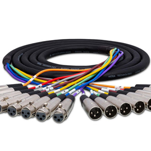 Hosa XLR-805 8-channel XLR Female to XLR Male Snake 5 Meter