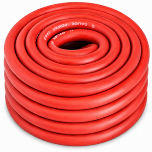 XP Audio X4G50R 4 Gauge 50 FT CCA Red Flex Power Wire Strands High Voltage Marine Cable