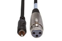 Thumbnail for Hosa XRF-105 XLR Female to RCA Male Unbalanced Interconnect Cable 5 foot