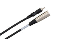 Thumbnail for Hosa XRM-120 RCA to XLR Male Unbalanced Interconnect Cable 20 foot