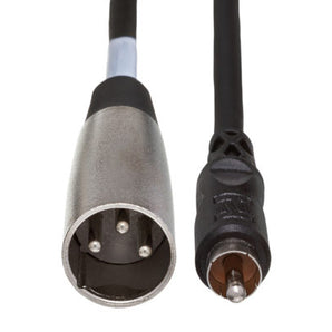 Hosa XRM-120 RCA to XLR Male Unbalanced Interconnect Cable 20 foot