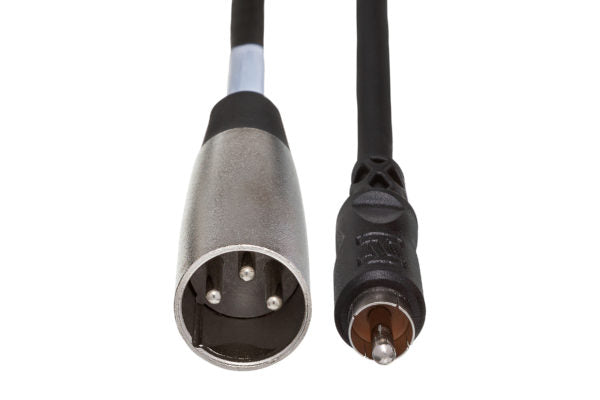 Hosa XRM-120 RCA to XLR Male Unbalanced Interconnect Cable 20 foot