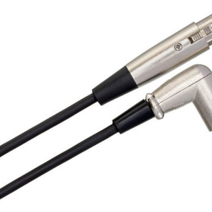 Hosa XRR-101.5 Balanced Interconnect Cable with Angled XLR Male End 1.5 foot