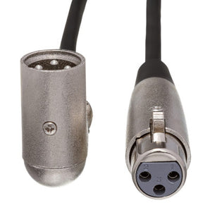 Hosa XRR-125 Balanced Interconnect Cable with Angled XLR Male End 25 foot