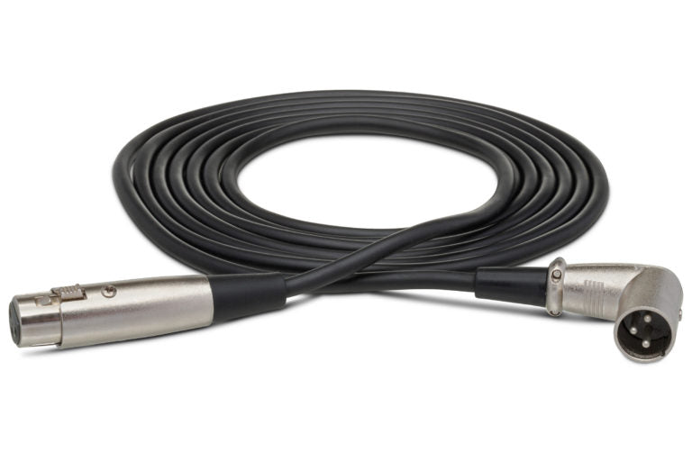 Hosa XRR-115 Balanced Interconnect Cable with Angled XLR Male End 15 foot