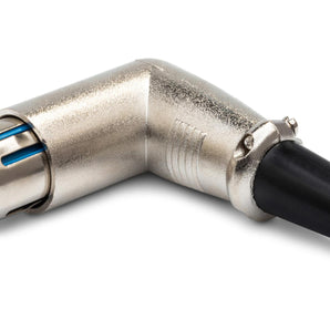 Hosa XRR318F Right-angle 3-pin XLR Female Cable-mount Connector