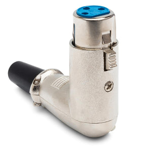 Hosa XRR318F Right-angle 3-pin XLR Female Cable-mount Connector