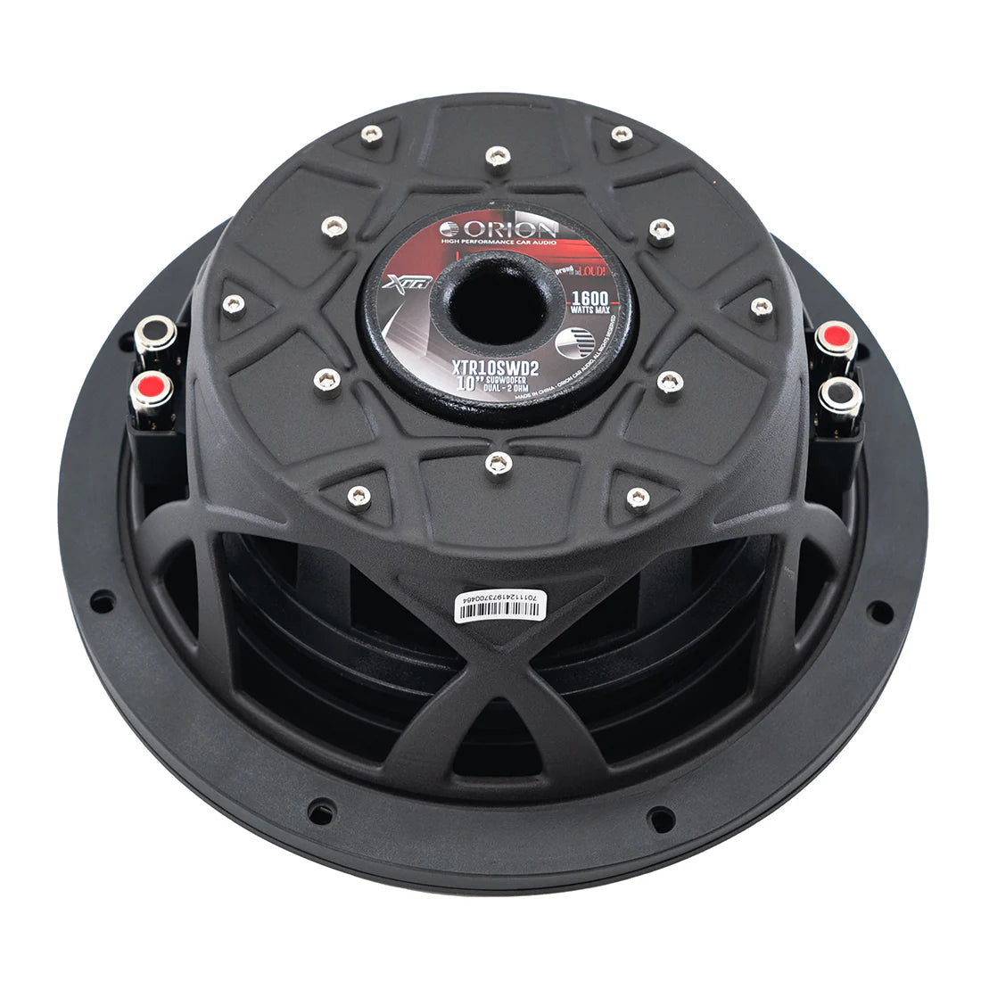 ORION XTR10SWD2- 10 Inch Shallow Subwoofer 300 Watts RMS 2-Ohm DVC