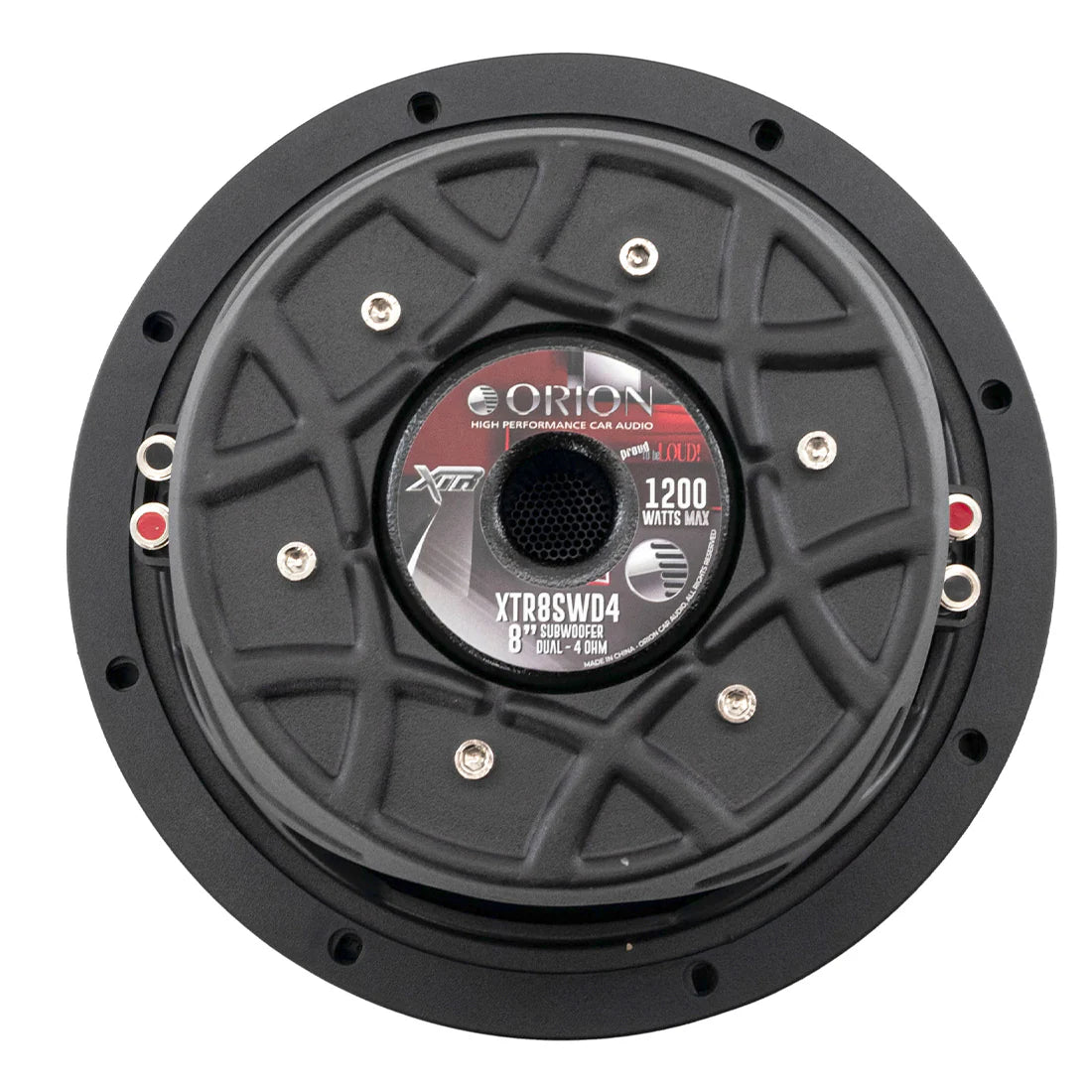 ORION XTR8SWD4- 8 Inch Shallow Subwoofer 300 Watts RMS 4-Ohm DVC