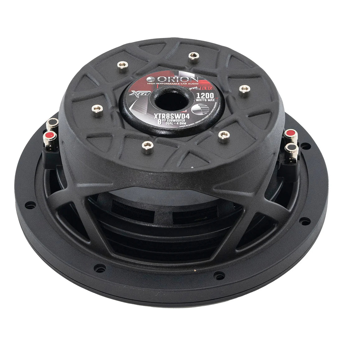 ORION XTR8SWD4- 8 Inch Shallow Subwoofer 300 Watts RMS 4-Ohm DVC