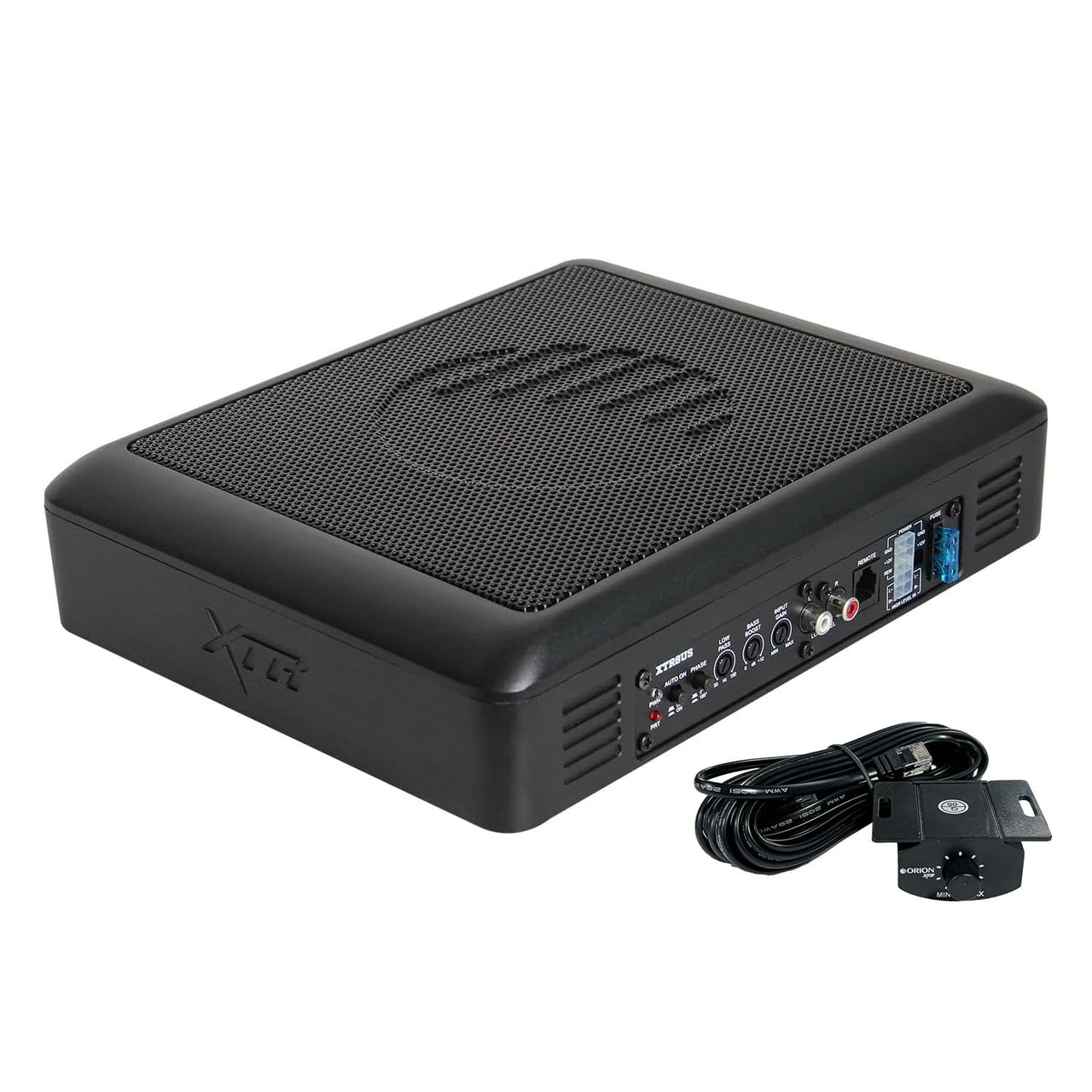 ORION XTR Series XTR8US 8" Under Seat Powered Car Subwoofer Shallow Enclosure