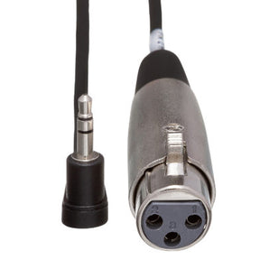 Hosa XVM-115F XLR Female to Right Angle 3.5mm TRS Male Cable 15 foot
