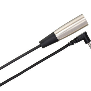 Hosa XVM-101M XLR Male to Right Angle 3.5mm TRS Male Cable - 1 foot