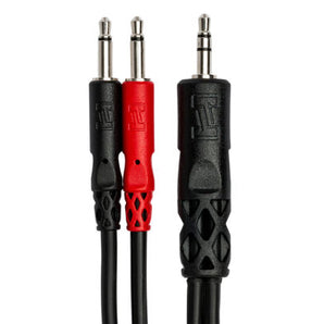 Hosa YMM-152 Stereo Mini Male to Mono Mini Male X 2 Y Cable