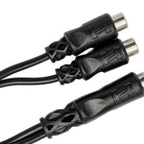 Hosa YRA-104 Y Cable - RCA Male to Dual RCA Female