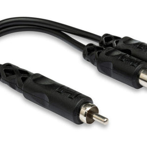 Hosa YRA-104 Y Cable - RCA Male to Dual RCA Female