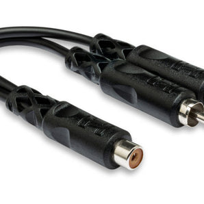 Hosa YRA-105 Y Cable - RCA Female to Dual RCA Male