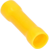 Install Bay yellow vinyl butt connector for 12-10 gauge wires, providing a durable and reliable electrical connection.