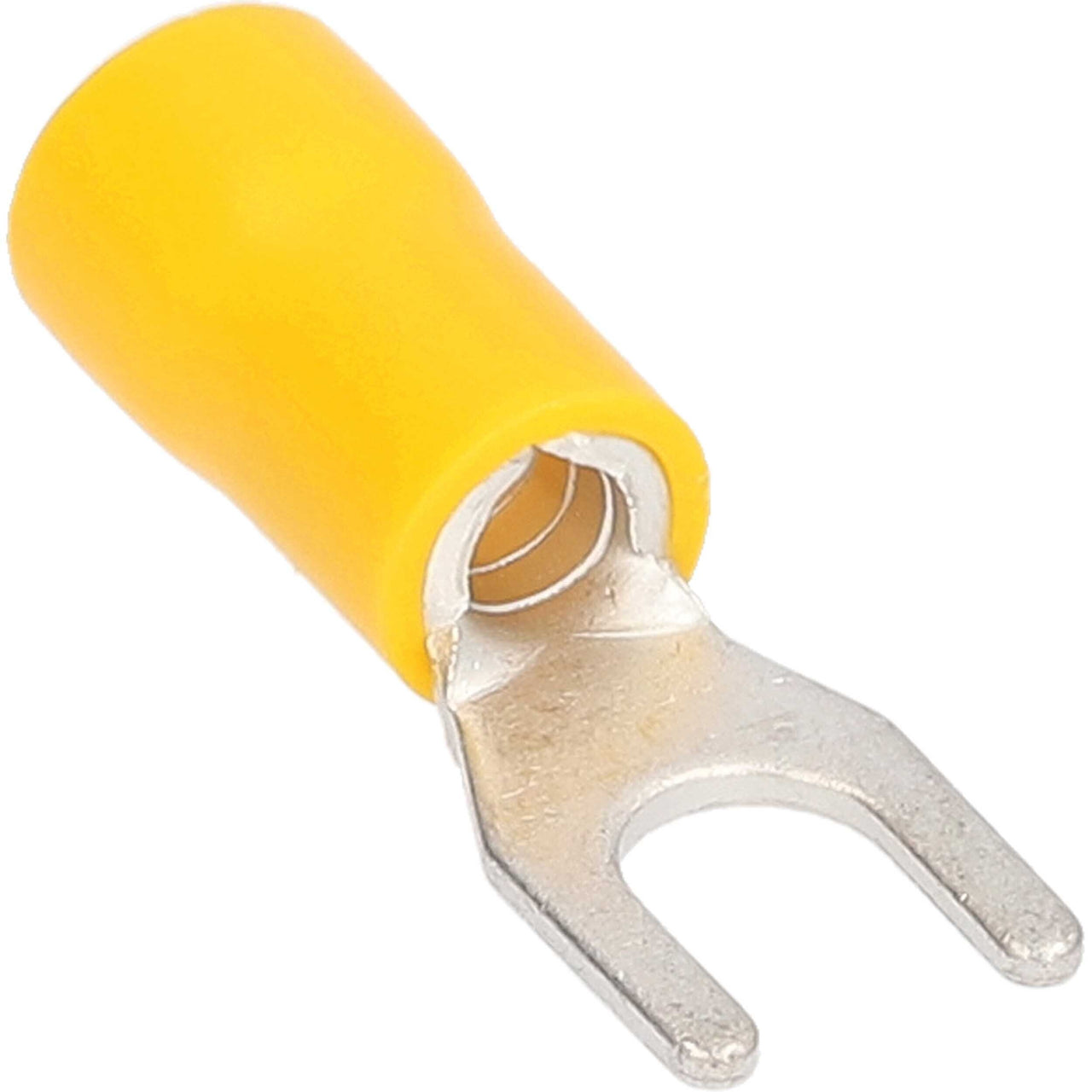Install Bay YVST10 Yellow Vinyl Spade Terminal 12-10 Gauge #10 Package of 100