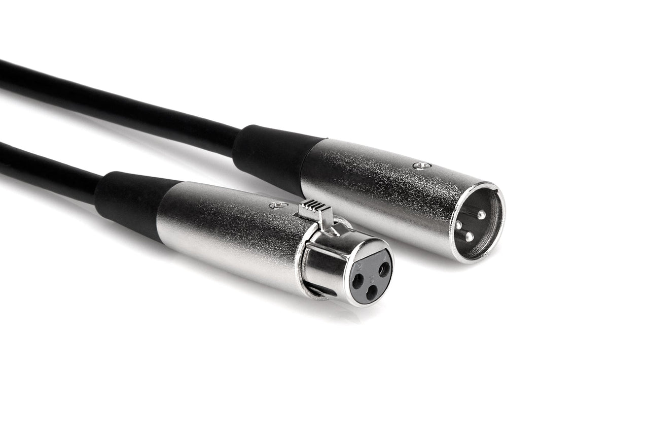 Hosa MCL-125 Microphone Cable XLR3F to XLR3M (25 Feet) - 2 Pack