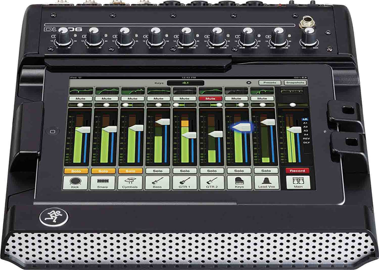 Mackie DL806, 8-Channel Digital Live Sound Mixer With iPad Control