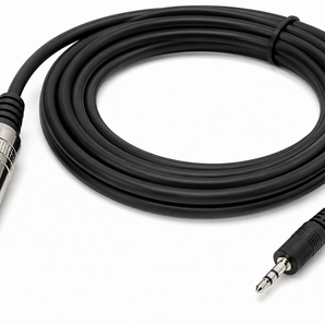 2 MR DJ CEQS6 6 ft 1/4" TRS (Stereo) Male to 1/8" (3.5mm) TRS Stereo Audio Cable