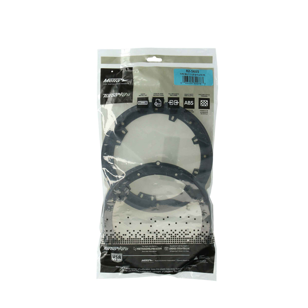 Metra 82-5605 Kick Panel Speaker Adapter Plate - Compatible Fits for Ford Bronco 2021-Up